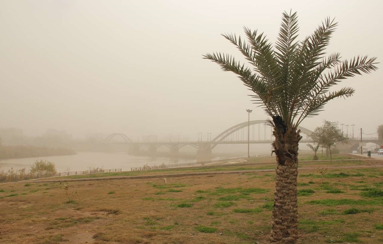 تداوم آلودگی هوا در جنوب غرب خوزستان تداوم آلودگی هوا در جنوب غرب خوزستان