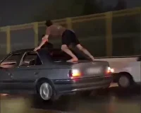 توقیف خودرو متخلف به دلیل حرکات نمایشی و خطرآفرین